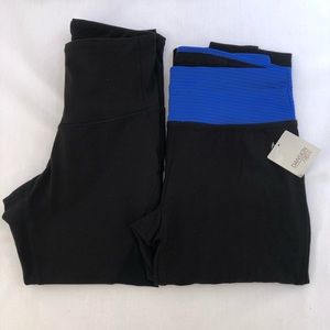 Lot of 2 cropped pants/leggings size XS Danskin